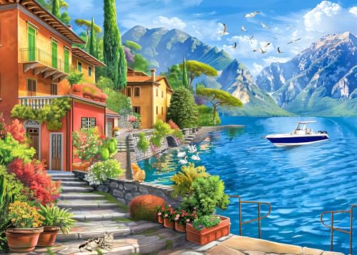 Puzzle 1000 Teile-Seenlandschaft Puzzles für Erwachsene Landschaft Puzzel Natürliche Szene Puzzles für Erwachsene Teens Kinder Interaktives Spielzeug Gehirn Teaser Puzzle 1000 Teile-Seenlandschaft Puzzles für Erwachsene Landschaft Puzzel Natürliche Szene Puzzles für Erwachsene Teens Kinder Interaktives Spielzeug Gehirn Teaser von CHengQiSM