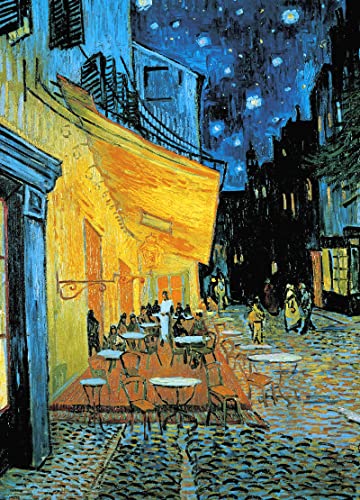 Puzzle 1000 Teile für Erwachsene The Cafe Terrace on the Place Du Forum Puzzle für Teenager Kinder Brain Teaser Classic Art Puzzles von Vincent Van Gogh von CHengQiSM