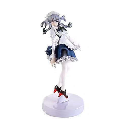 18cm/7.08'' Touhou Project Izayoi Sakuya PVC Collectible Game Action Figure Character Model Anime Toys von CHiHuol