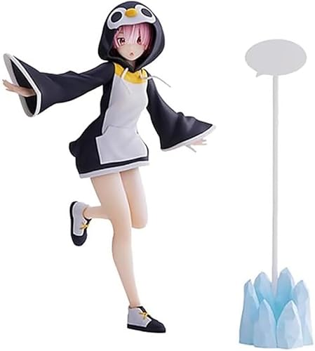 20 cm. Re:Zero Starting Life in Another World: Rem and Ram Actionfigur, PVC, Umweltschutzmaterialien, Dekoration, Ornamente (Farbe: Rosa) von CHiHuol