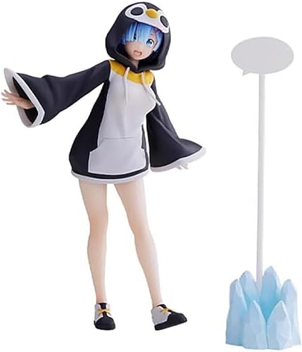 20 cm. Re:Zero Starting Life in Another World: Rem and Ram Actionfigur, PVC, Umweltschutzmaterialien, Dekoration, Ornamente (Farbe: Rosa) von CHiHuol