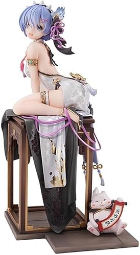 22 cm. Re:Zero Starting Life in Another World: Rem and Emiria Actionfigur, PVC, Umweltschutzmaterialien, Dekoration, Ornamente (Farbe: Blau) von CHiHuol