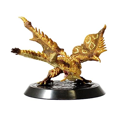 8 cm große Monster Hunter Figur GoldRathian PVC Statue Anime Figuren Actionfigur Modell Sammlung Puppe Dekoration Spielzeug Geschenk von CHiHuol