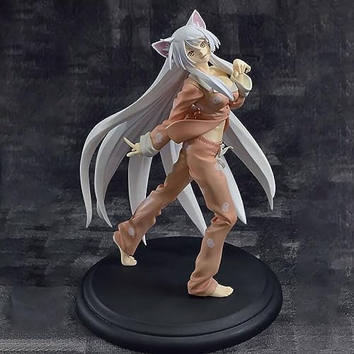 Bakemonogatari Hanekawa-Figur, PVC, Anime-Fans, 19 cm, Schwarz, die erste Wahl für Geschenke, Modellsammlung, Spielzeug, Geschenk von CHiHuol