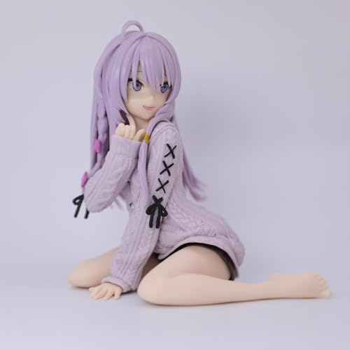 CHiHuol 12,5 cm Wandernde Hexe: Die Reise von Elaina Anime-Actionfigur, PVC-Charakter, Modell, Dekoration, Statue, Geschenke, Sammlerstücke von CHiHuol