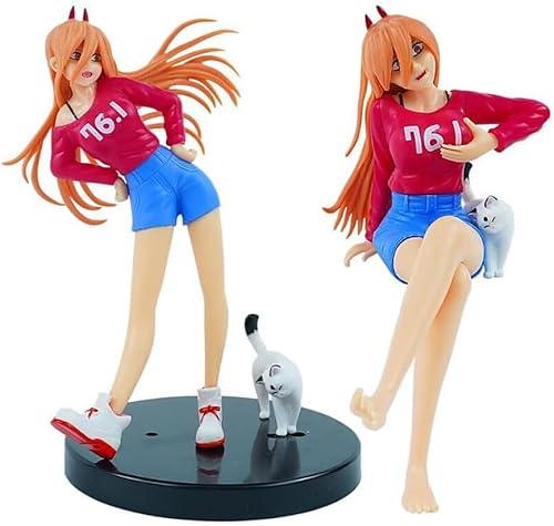 CHiHuol 14 cm große Power-Figur, PVC-Statue, Anime-Figuren, Actionfigur, Modell-Kollektion, Puppe, Dekoration, Spielzeug, Geschenk (Größe: Medium) von CHiHuol