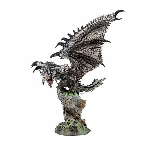 CHiHuol 22 cm Monster Hunter Velkhana Actionfigur PVC Spielzeug Charakter Modell Dekoration Statue Geschenke Sammlerstücke (Farbe: Braun) von CHiHuol