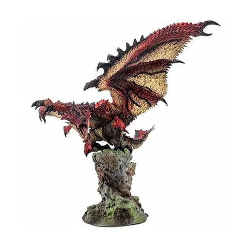 CHiHuol 22 cm Monster Hunter Velkhana Actionfigur PVC Spielzeug Charakter Modell Dekoration Statue Geschenke Sammlerstücke (Farbe: Braun) von CHiHuol