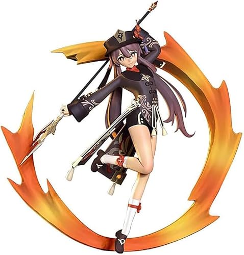 CHiHuol 24cm/9.44'' Genshin Impact Hu Tao PVC Collectible Game Action Figure Character Model Anime Toys von CHiHuol