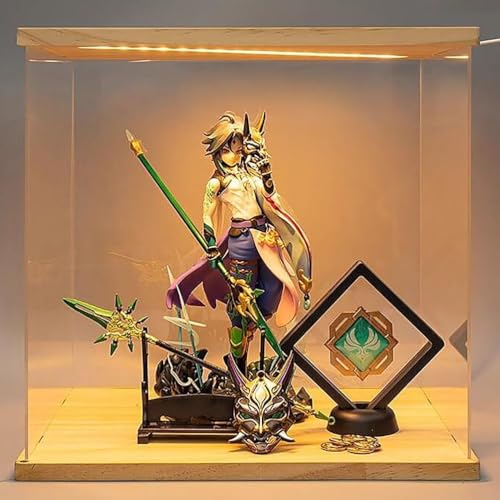 CHiHuol 24cm/9.44'' Genshin Impact xiao Vigilant Yaksha PVC Collectible Game Action Figure Character Model Anime Toys von CHiHuol