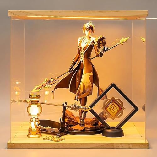 CHiHuol 26 cm große Genshin Impact Zhongli-Figur, PVC, umweltfreundliche Materialien, geeignet für Zuhause, Büro, Schreibtisch, dekorative Ornamente, Spielzeug von CHiHuol