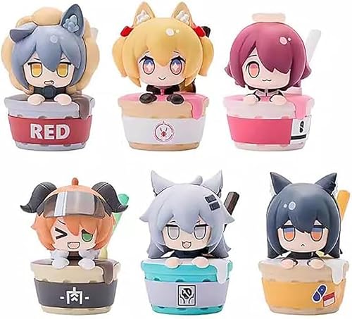 CHiHuol 5 cm Arknights Figur PVC Statue Anime Figuren Actionfigur Modell Sammlung Puppe Dekoration Spielzeug Geschenk von CHiHuol