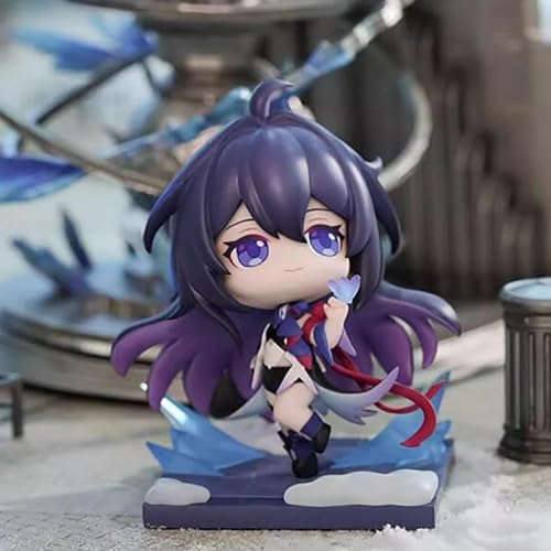 CHiHuol 7-9 cm Honkai: Star Rail KAFKA JingYuan Bronya Seele Trailblazer Figur PVC-Statue Anime-Figuren Action-Modell-Sammlung Puppe Dekoration Spielzeug Geschenk (Farbe: Natur) von CHiHuol