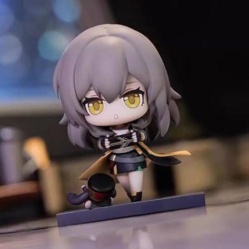 CHiHuol 7-9 cm Honkai: Star Rail KAFKA JingYuan Bronya Seele Trailblazer Figur PVC-Statue Anime-Figuren Action-Modell-Sammlung Puppe Dekoration Spielzeug Geschenk (Farbe: Natur) von CHiHuol