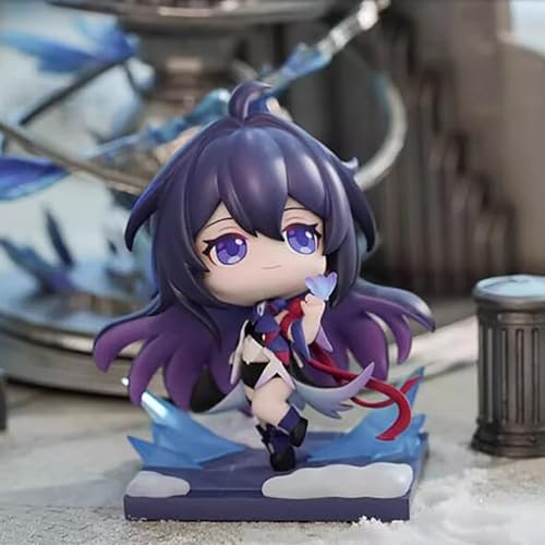 CHiHuol 8 cm Honkai: Star Rail KAFKA Jing Yuan Bronya Seele Trailblazer Anime Actionfigur PVC Spielzeug Charakter Modell Dekoration Statue Geschenke Sammlerstücke (Farbe: mehrfarbig) von CHiHuol