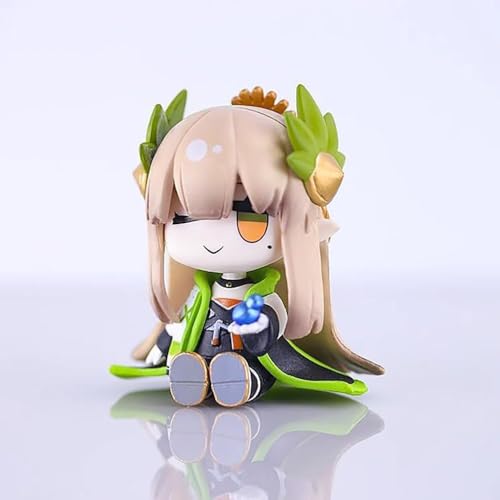 CHiHuol 8 cm große Arknights Figur PVC Statue Anime Figuren Actionfigur Modellsammlung Puppe Dekoration Spielzeug Geschenk (Größe: Grün) von CHiHuol