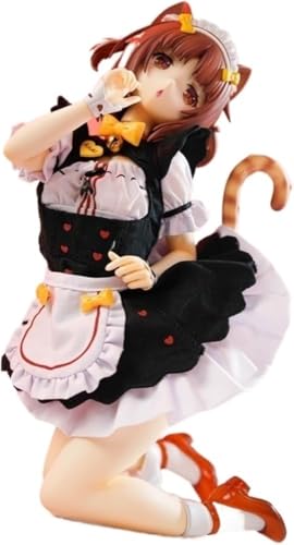 CHiHuol Anime-Figuren Hentai-Figur, süße Schwestern, Kokosnuss und rote Bohnen, niedliche Mädchen, Anime-Girl-Kollektion, Spielzeug-Cartoon-Kollektion, 28,5 cm (kniende Position) (2 Software) von CHiHuol