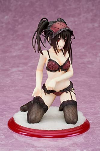 CHiHuol Anime Girl Figure 16CM Anime Wave 4th Generation Date A Live Tokisaki Kurumi Pretty Girls PVC Action Figure Collectible Model Doll Adult Toys Ornament Deluxe Version Decoration Birthday Gifts von CHiHuol