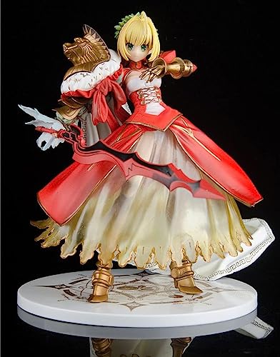 CHiHuol Anime Girl Figure 25CM Anime Limited Edition Stronger Fate Grand Order Red Saber Nero Claudius 3rd Ascension PVC Action Figure Model Gift Statue Ornament Adult Toy Doll Beautiful Girl von CHiHuol