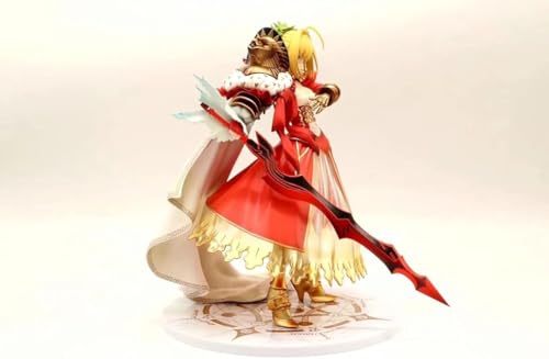 CHiHuol Anime Girl Figure 25CM Anime Limited Edition Stronger Fate Grand Order Red Saber Nero Claudius 3rd Ascension PVC Action Figure Model Gift Statue Ornament Adult Toy Doll Beautiful Girl von CHiHuol