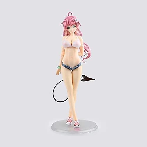 CHiHuol Anime Girl Figure 27CM Limited Edition Anime to LOVEる -とらぶる- Lala Satalin Deviluke Swimsuit Bunny Girl Anime PVC Action Figure Toy Game Statue Adult Collection Model Doll Animated Ornaments von CHiHuol