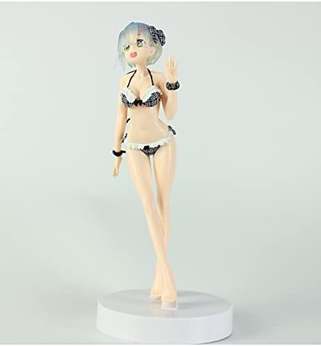 CHiHuol Anime Girl Figure Anime Re: Life A Different World from Zero Rem Swimsuit Ver. PVC Limited Edition 22CM Anime Figure Ation Figure Model Collectible Doll Adult Toy Ornament Figure Models von CHiHuol