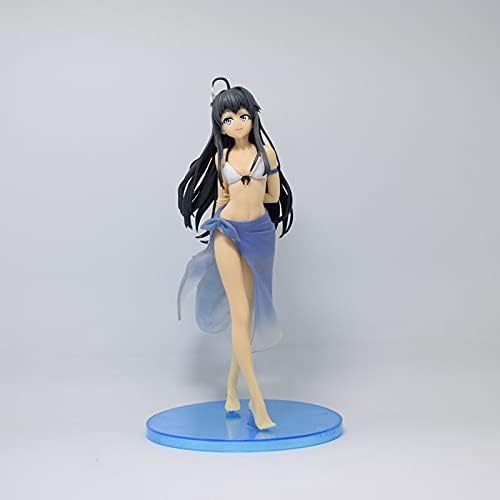 CHiHuol Anime Girl Figure CHiHuolEdition Anime My Youth Romance Story Really Has A Problem Yukinoshita Yukino Summer Swimwear Beautiful Girl's PVC Action Figure Model Adult Toy Ornament Doll Birthday von CHiHuol