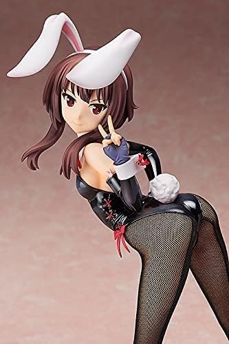 CHiHuol Anime Girl Figure Limited Edition Anime B-Style-KonoSuba 2: Exquisite Megumin Bunny Girl Ver. Pretty Girls PVC Action Figures Model Sleeping Adult Toy Ornament Statue Birthday Gift 33CM von CHiHuol