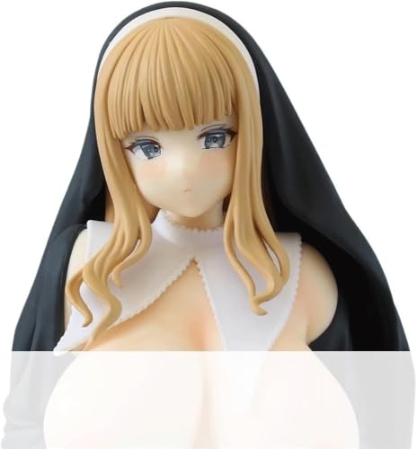 CHiHuol Fat Nun Figur Anime Girl Figur Waifu Figur Hentaii Figur Anime Statue Sammlerstück Modell Gemalt Charakter Modell Puppe Geschenk 26 cm von CHiHuol