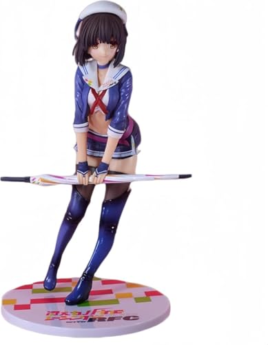 CHiHuol Figure Anime Girl Figure Original -Saekano Megumi (Racing Version) 1:7 Scale PVC Figure Standing Game Peripherie Character Model Collection Gift von CHiHuol