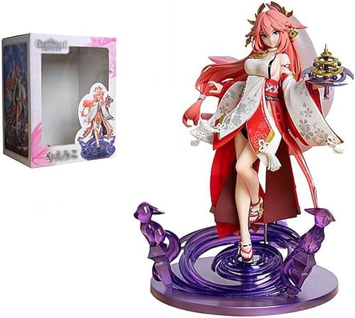 CHiHuol Genshin Impact Yae Miko PVC-Sammelspiel, Action-Figur, PVC, mehrfarbig von CHiHuol