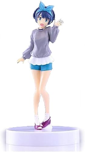 CHiHuol Rent A Girlfriend Ruka Sarashina PVC-Statue, Anime-Actionfiguren, Modellspielzeug, 18 cm von CHiHuol