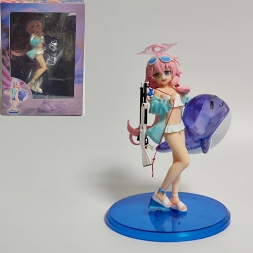 CHiHuol Takanashi-Figur, 20 cm, blau, PVC, umweltfreundliche Materialien, geeignet für Zuhause, Büro, Schreibtisch, dekorative Ornamente, Spielzeug von CHiHuol