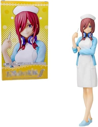 CHiHuol The Quintessential Quintuplets Actionfiguren, Sammlerfigur Weimayu Miku, Anime-Modell, PVC, umweltfreundliche Materialien, geeignet für Zuhause, Büro, Schreibtisch, dekorative Ornamente, von CHiHuol