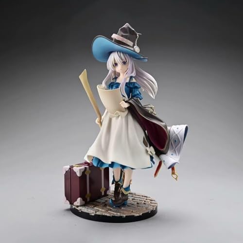 CHiHuol Wandering Witch: The Journey of Elaina Anime Actionfigur PVC Spielzeug Charakter Modell Dekoration Statue Geschenke Sammlerstücke, 25 cm von CHiHuol