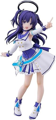 Hayase Yūka Tendou Aris Actionfigur aus PVC, Spielzeugfigur, Modell, Dekoration, Statue, Geschenke, Sammlerstücke, 16 cm, Blau (Farbe: mehrfarbig) von CHiHuol