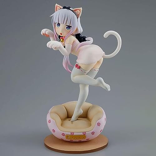 Miss Kobayashi's Dragon Maid Tohru 27 cm Kanna Kamui 21 cm PVC-Sammelspiel Statue Actionfigur Charaktermodell Anime-Spielzeugfigur (Farbe: Mehrfarbig) von CHiHuol