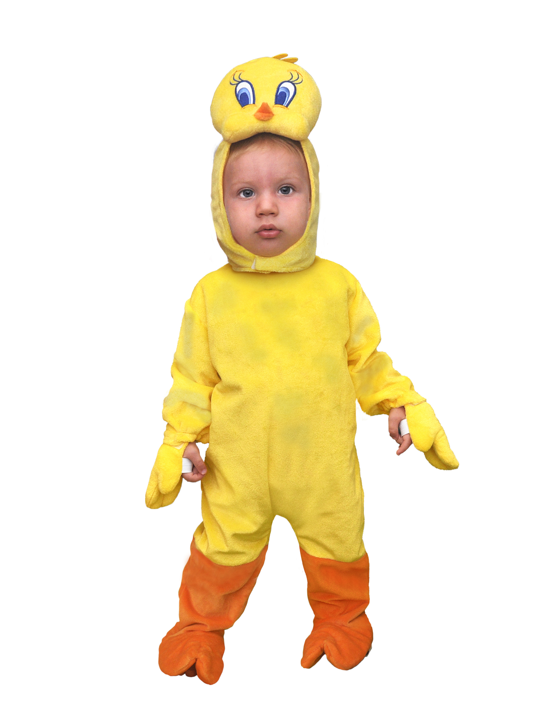 Tweety-Babykostüm Looney Tunes gelb-orange von KARNEVAL-MEGASTORE