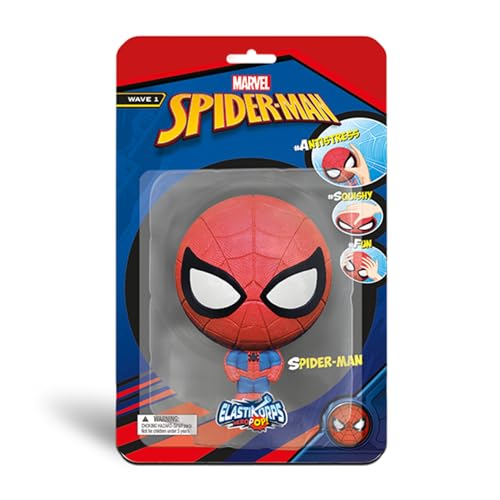 CICABOOM Elastikorps HeroPop 10 cm – erweiterbare Marvel Figur – Spider Man von CICABOOM