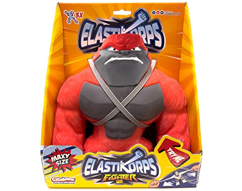CICABOOM Maxy Elastikorps Fighter 2 – Maxy Rango – Gorilla rot und grau ausziehbar – 23 cm x 2 kg – Geschenkidee für Kinder – exklusiv CICABOOM Maxy Elastikorps Fighter 2 – Maxy Rango – Gorilla rot und grau ausziehbar – 23 cm x 2 kg – Geschenkidee für Kinder – exklusiv von CICABOOM