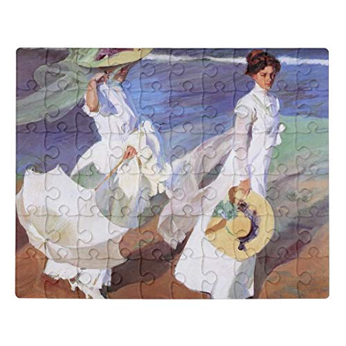 CICIDI Joaquin Sorolla Women Walking on Beach Fine Art Jigsaw Puzzle 1000 Pieces for Adults, Entertainment DIY Toys for Creative Gift Home Decor von CICIDI