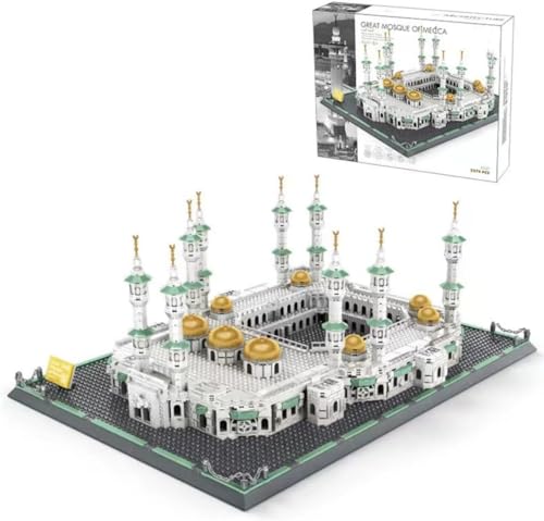 CIJINAY Modular Haus Bausteine, 2274 Klemmbausteine Architektur Moschee Von Mekka ModellBausatz, MOC Architecture Model Building Kits, Spielzeug Geschenke für Kinder Erwachsene von CIJINAY