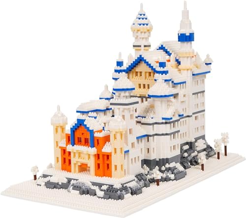 CIJINAY Modular Haus Bausteine, 4200 Klemmbausteine Architektur Schloss Neuschwanstein ModellBausatz, MOC Architecture Model Building Kits, Spielzeug Geschenke für Kinder Erwachsene von CIJINAY
