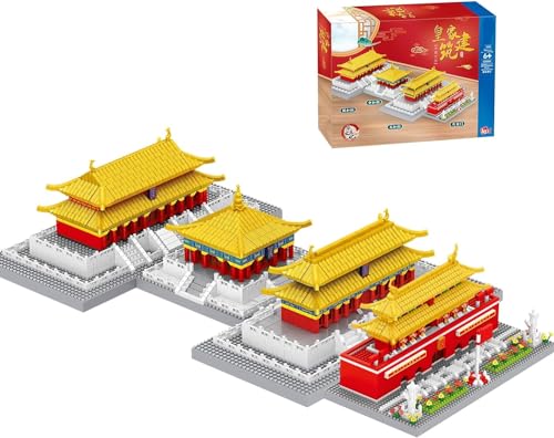 CIJINAY Modular Haus Bausteine, 5000+Klemmbausteine Chinesische Architektur königliche Architektur ModellBausatz, MOC Architecture Model Building Kits, Spielzeug Geschenke für Kinder Erwachsene von CIJINAY