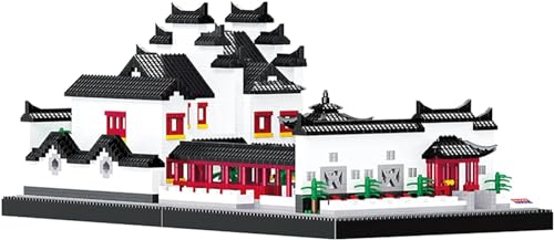 CIJINAY Modular Haus Bausteine, 5555 Klemmbausteine Chinesische Architektur Suzhou Garden ModellBausatz, MOC Architecture Model Building Kits, Spielzeug Geschenke für Kinder Erwachsene von CIJINAY