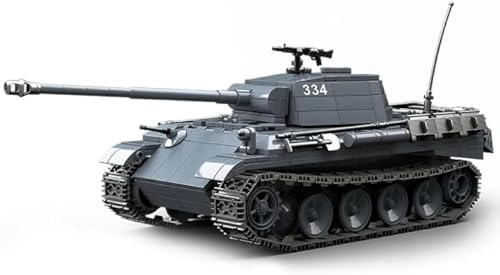 CIJINAY Technik Panzer Bausteine Modell, 1180 Klemmbausteine Panzer Bausatz, Army Militär WW2 Panzer Spielzeug für Erwachsene Kinder, Panzer Bauset Tank Model Building Block Kits von CIJINAY