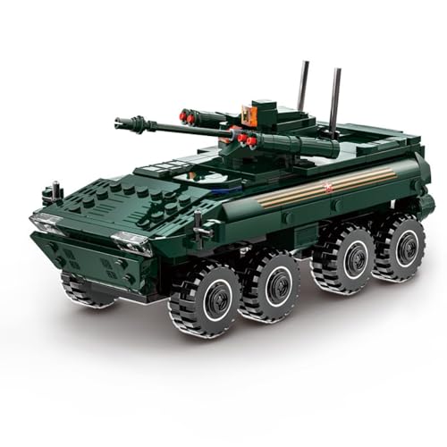 CIJINAY Technik Panzer Bausteine Modell, 335 Klemmbausteine Militär VPK-7829 Bumerang Vehicle Panzer Bausatz, Tank Modellbausatz Spielzeug Geschenk für Erwachsene und Kinder von CIJINAY