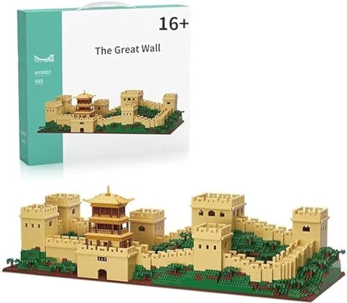 CIJINAY Chinesische Architektur Bausteine, 4923 klemmbausteine Great Wall of China Bausatz, Geschenk Spielzeug für Kinder Erwachsene, Nicht Kompatibel mit Große Marke Technik von CIJINAY
