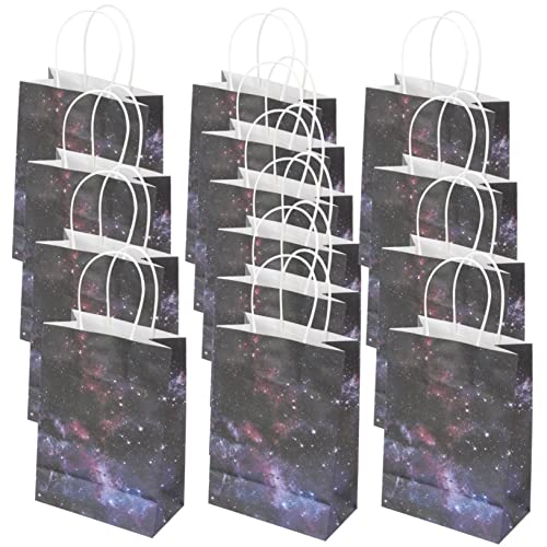 CIMAXIC 16st Geschenktasche Taschen Urlaub Sackleinen Füllstoffe Große Tasche Party Geschenktüten Weihnachten Geschenktüten Mit Griffen Geschenktüten Mittlerer Größe Papier von CIMAXIC