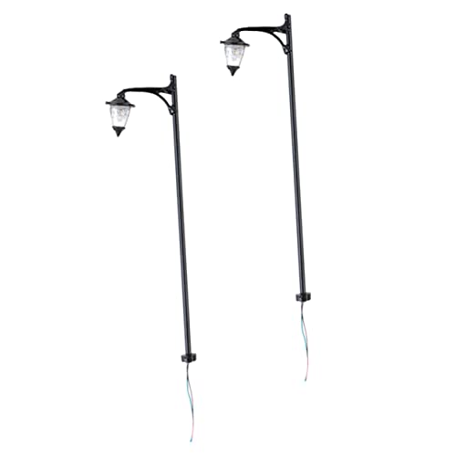 CIMAXIC 2 Stück Kleine Straßenlaterne Modell Spur Z Straßenlaterne Modelleisenbahn Lampenbausätze LED Eisenbahnbeleuchtung Maßstab Nuke LED Straßenlaterne Modell Gitter CIMAXIC 2 Stück Kleine Straßenlaterne Modell Spur Z Straßenlaterne Modelleisenbahn Lampenbausätze LED Eisenbahnbeleuchtung Maßstab Nuke LED Straßenlaterne Modell Gitter von CIMAXIC